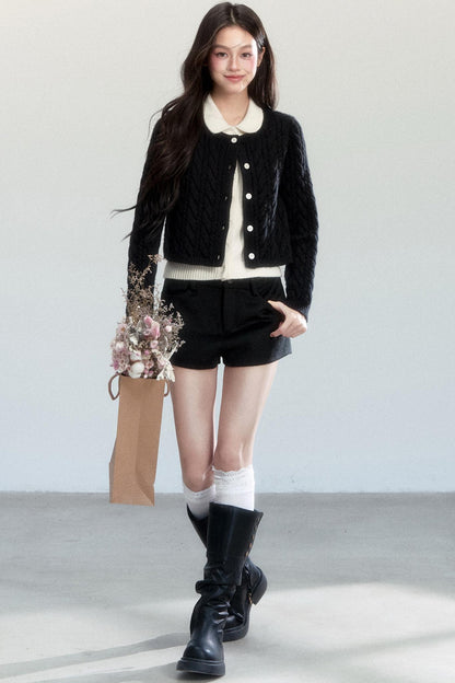 Velvet Mist Knitted Sweater