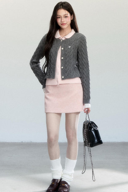 Velvet Mist Knitted Sweater