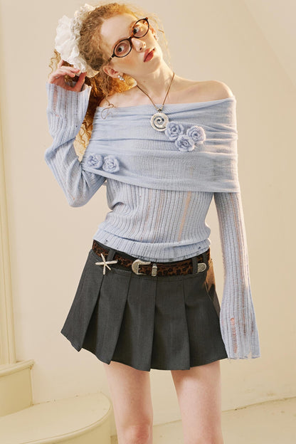 Summer Flow Pleated Skirt