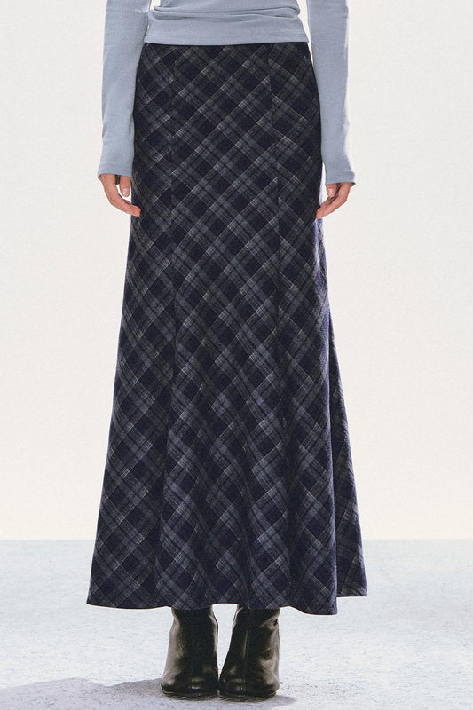 Plaid Mermaid Skirt