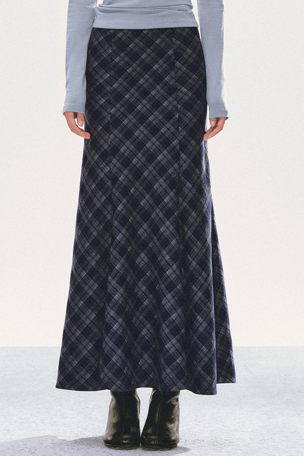 Plaid Mermaid Skirt