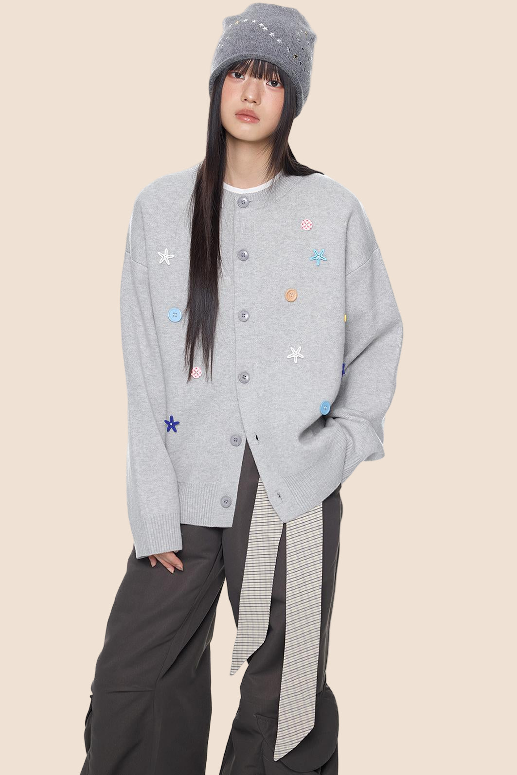 Knitted Cardigan Sweater