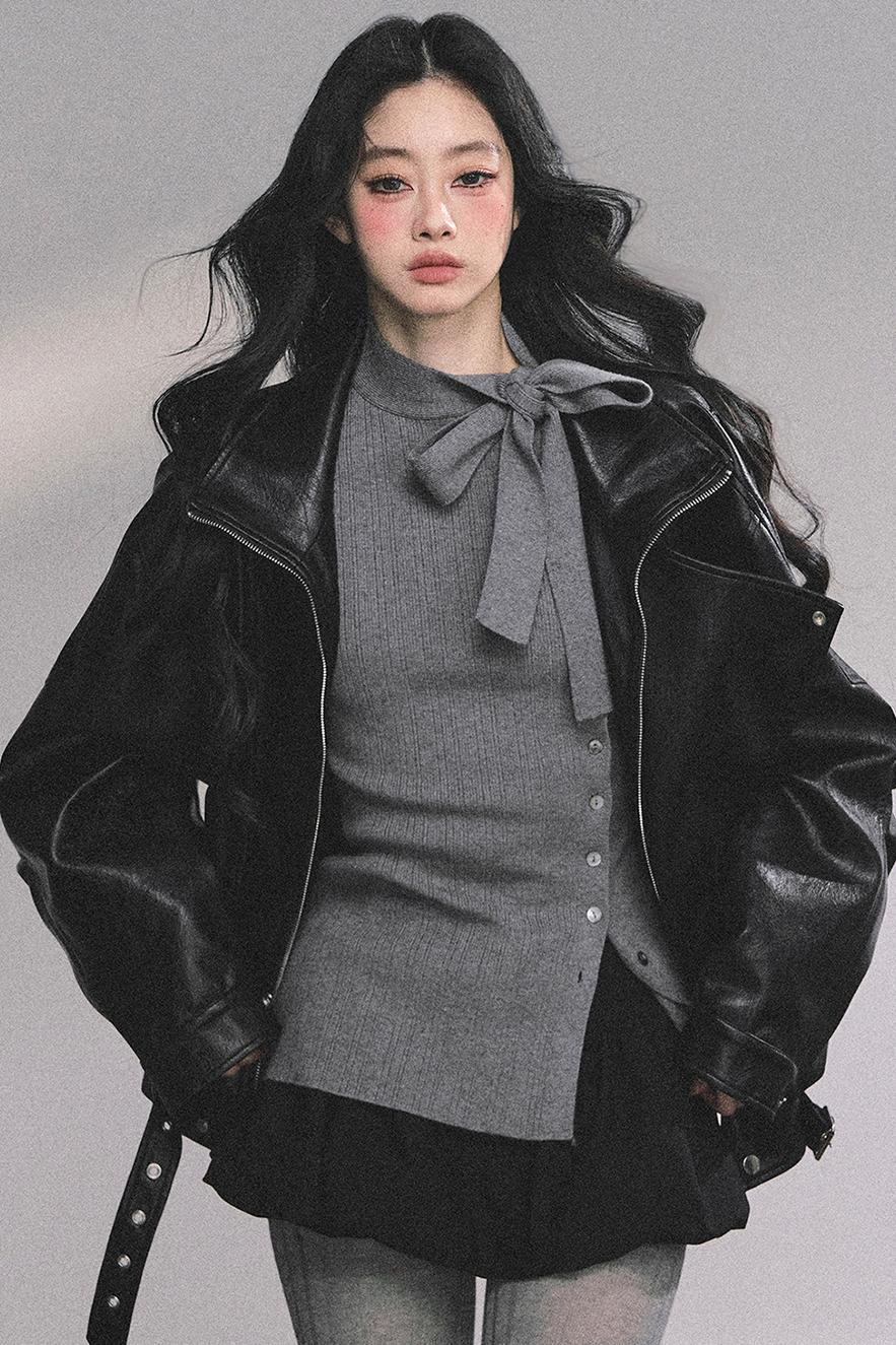 French Daughter Knitted Cardigan Sweater