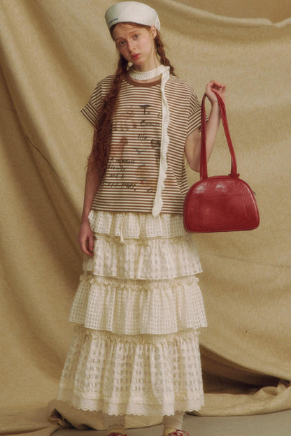 Casual Crewneck Printed T-Shirt