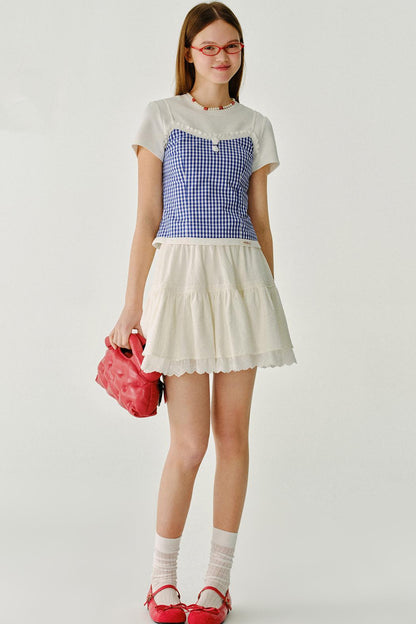 봄 레이스 캐미솔 탑 