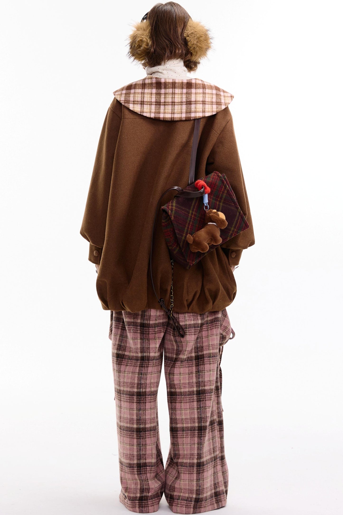 Autumn Doll Brown Woolen Coat