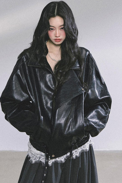 American Locomotive PU Leather Jacket