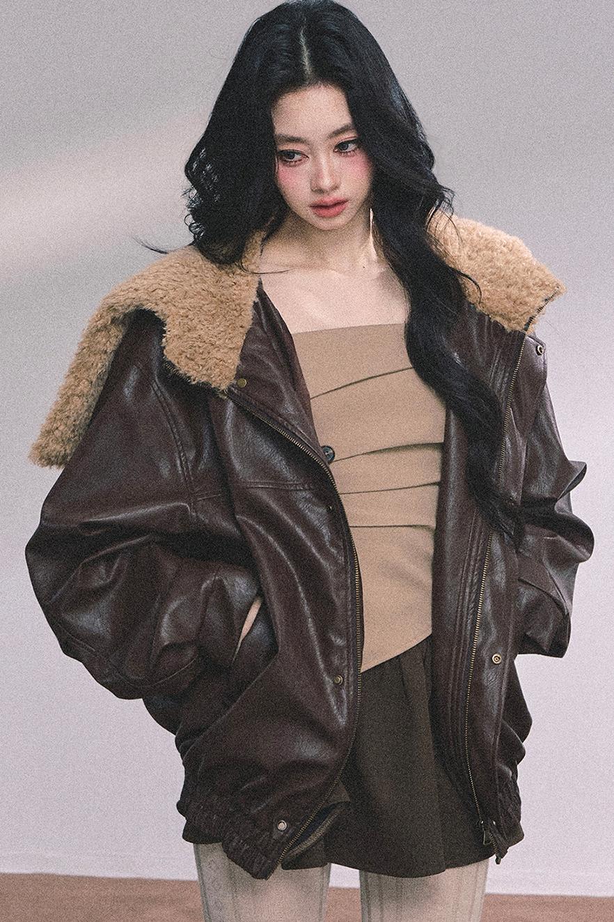 Autumn Puffy Two-Piece Skirt Set-Up