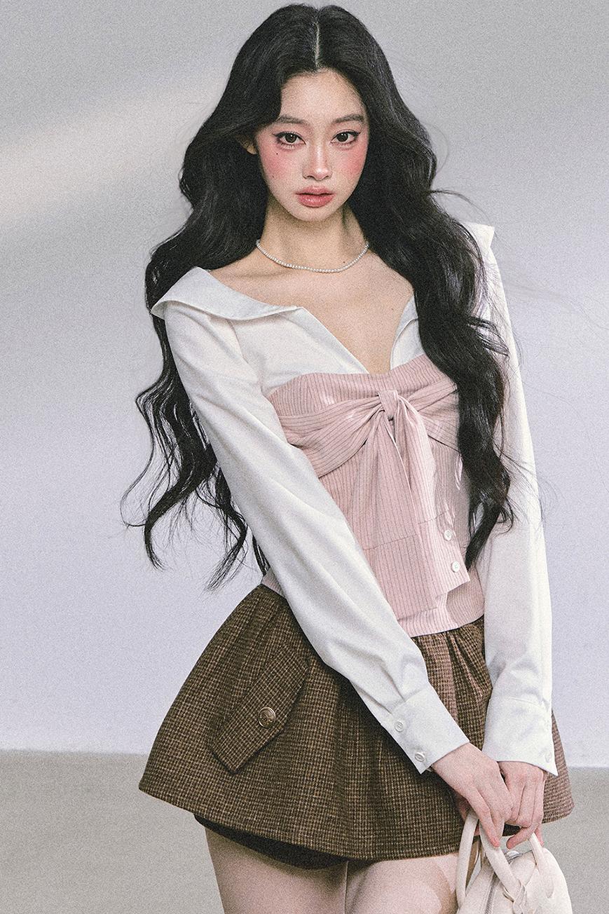 Slimming Striped Polo Shirt