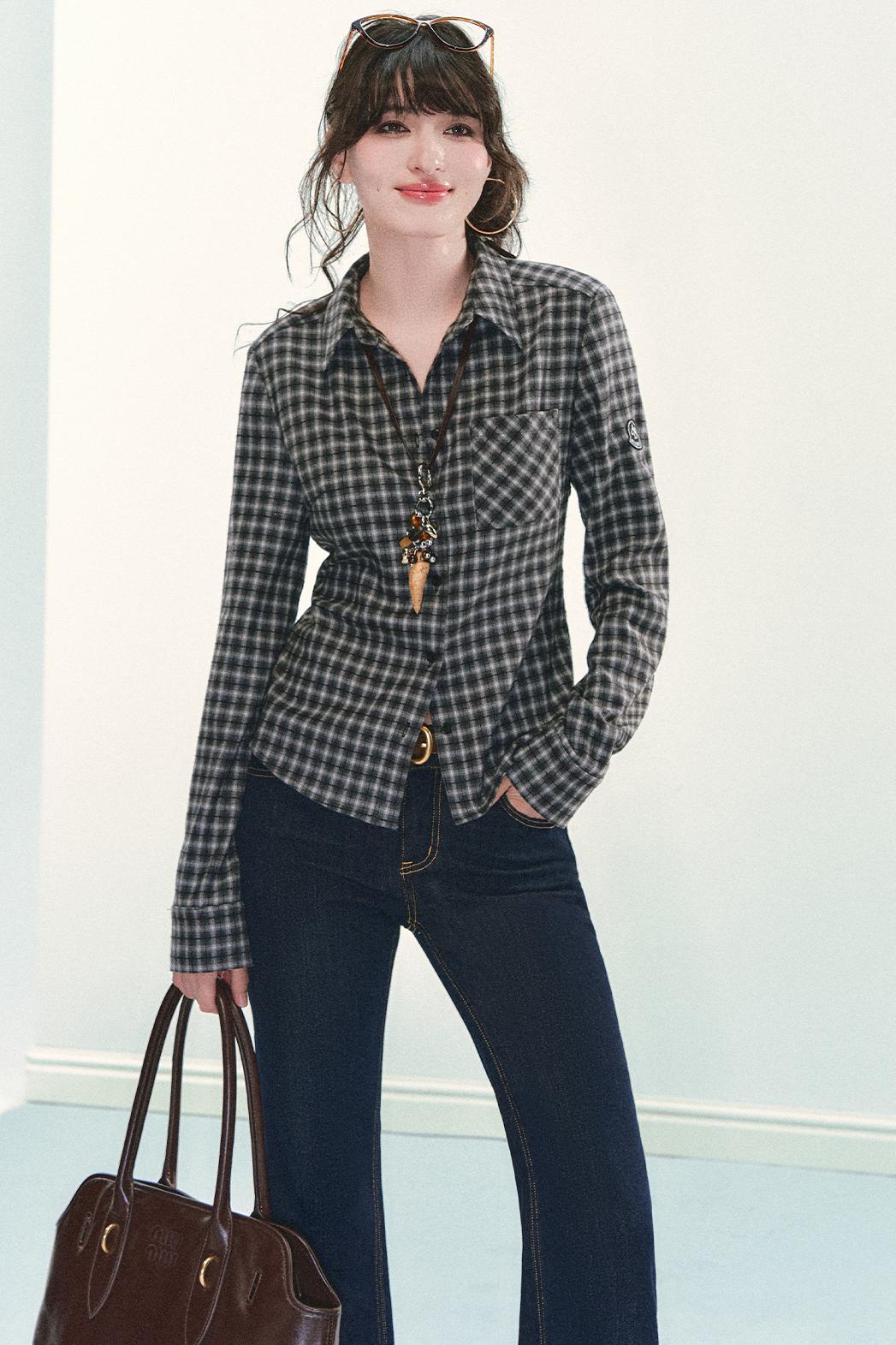Slimming Plaid Fashion Shirt