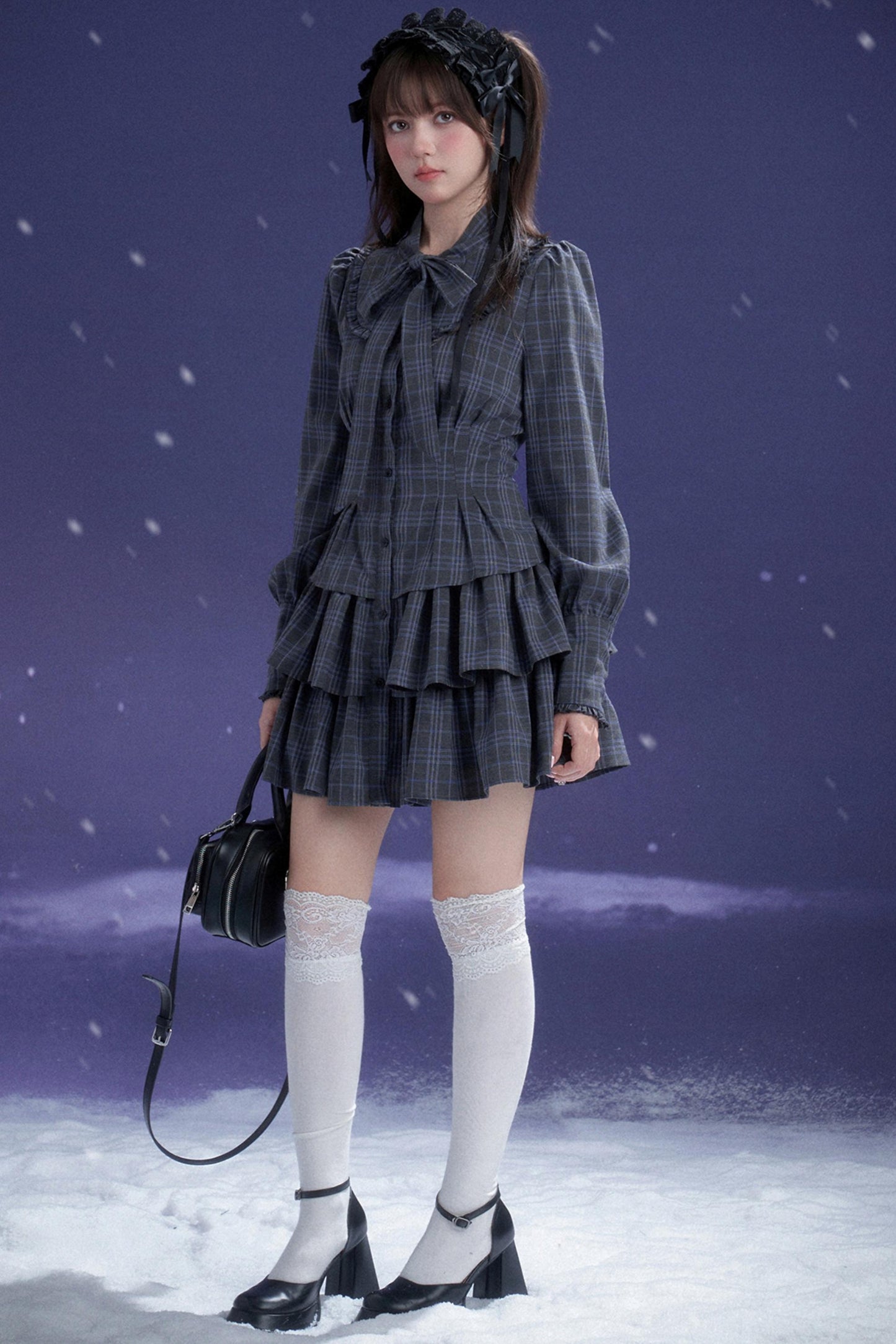 Twilight Plaid Dress