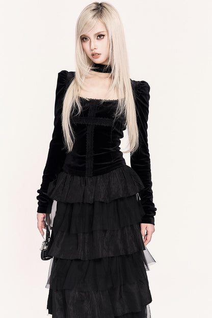 Chasing Light Mesh Cake Skirt