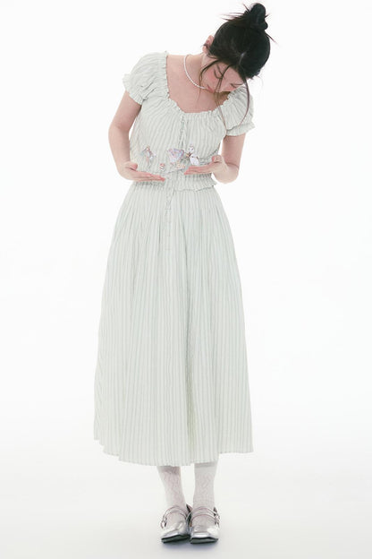 Heartwarm Holiday Relaxed Bustier Skirt