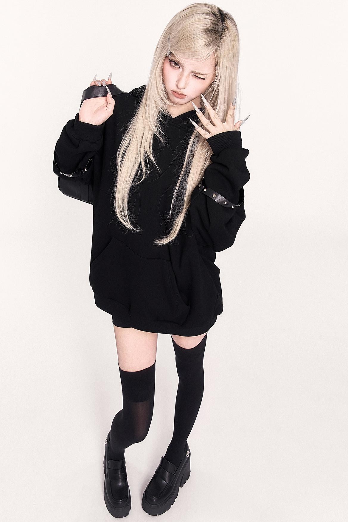 Black Cat Hooded Sweatshirt