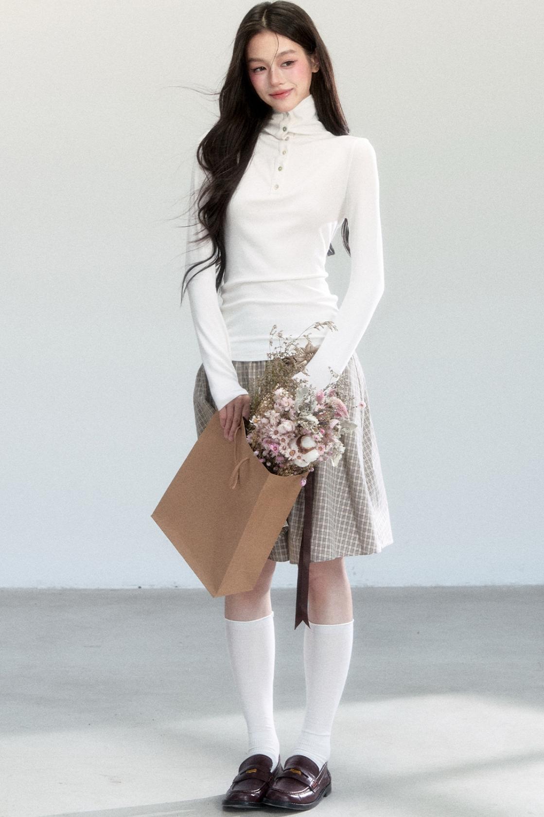 Temperament Slim Sleeve T-shirt