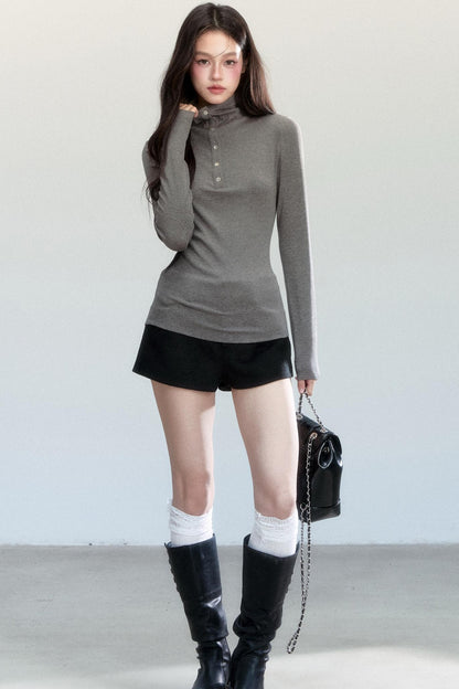 Temperament Slim Sleeve T-shirt