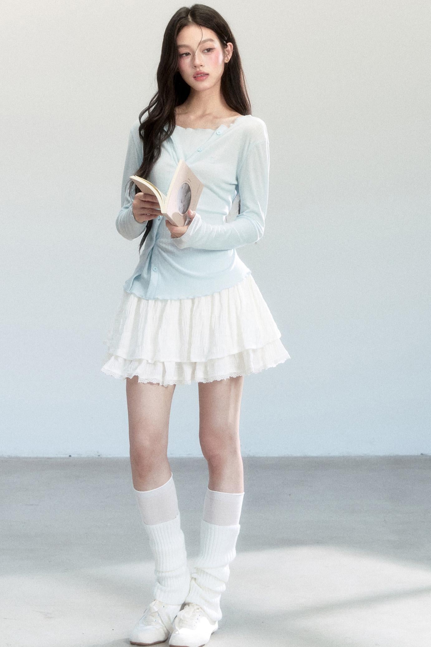 Fragile Layering Knitwear Top