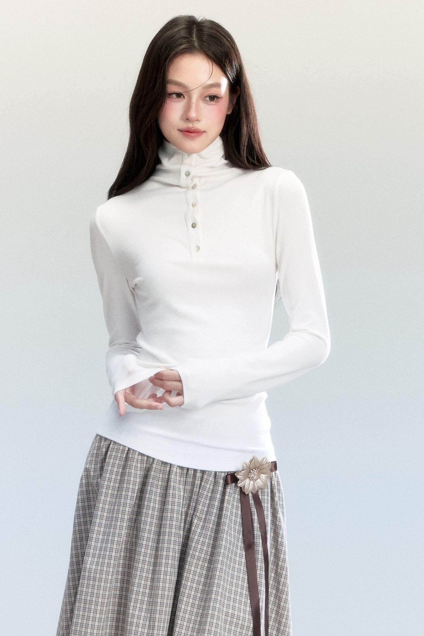 Temperament Slim Sleeve T-shirt