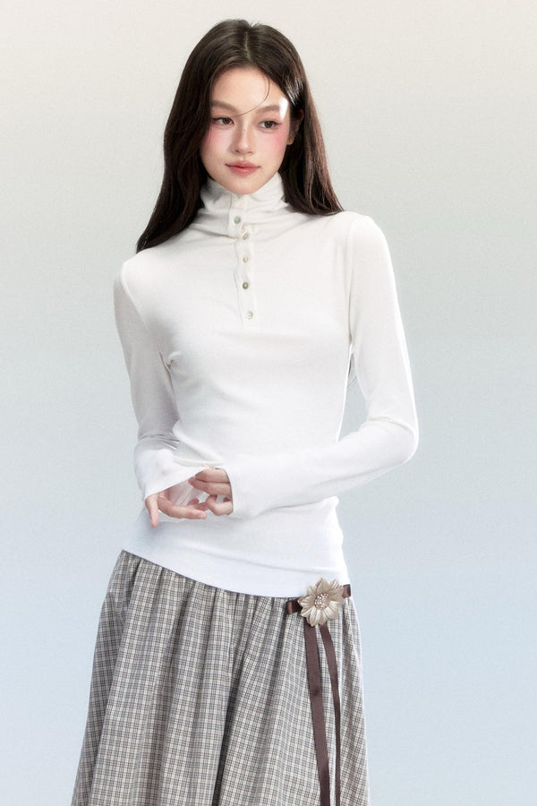 Temperament Slim Sleeve T-shirt