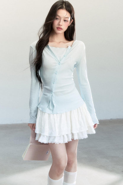 Fragile Layering Knitwear Top