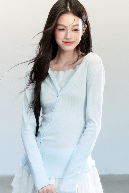 Fragile Layering Knitwear Top