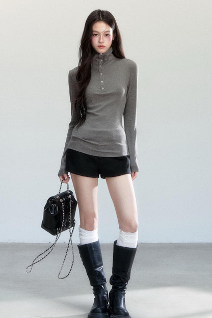 Temperament Slim Sleeve T-shirt