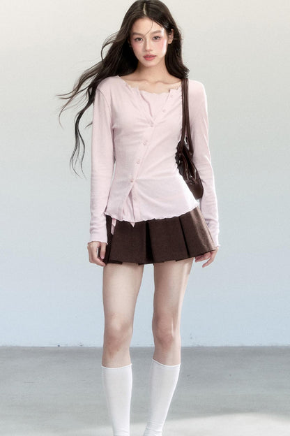 Fragile Layering Knitwear Top