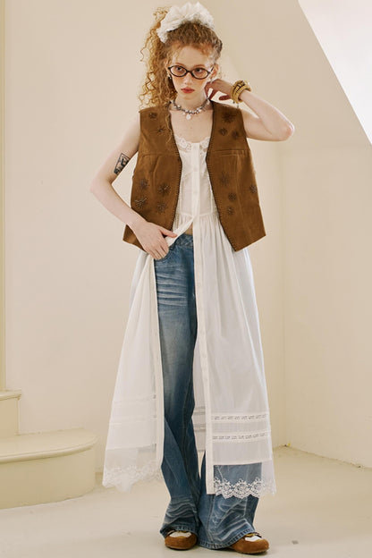 Elegant Lace Maxi Dress