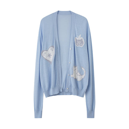 Soft Apple Design Cardigan