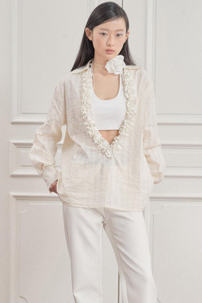 Wandering Blue Striped Blouse