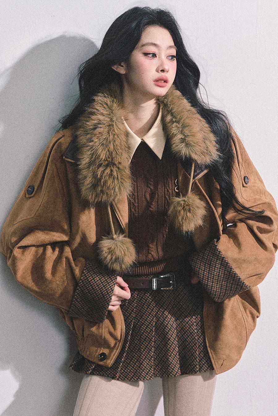 French Fur Collar Scarf