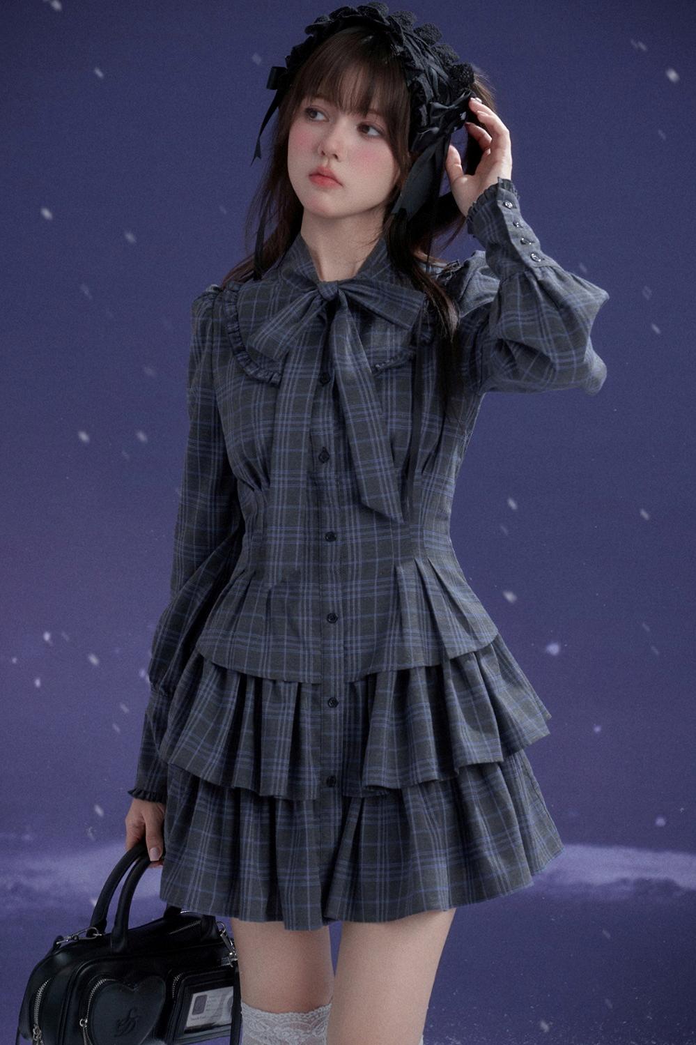 Twilight Plaid Dress