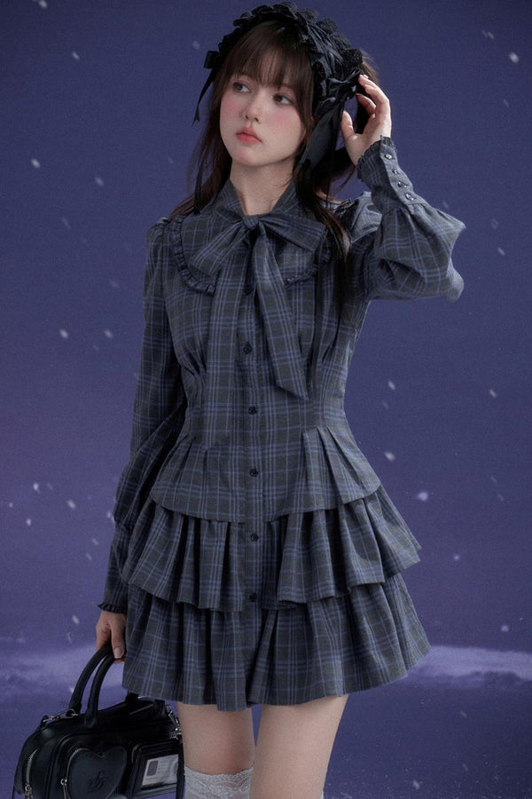 Twilight Plaid Dress