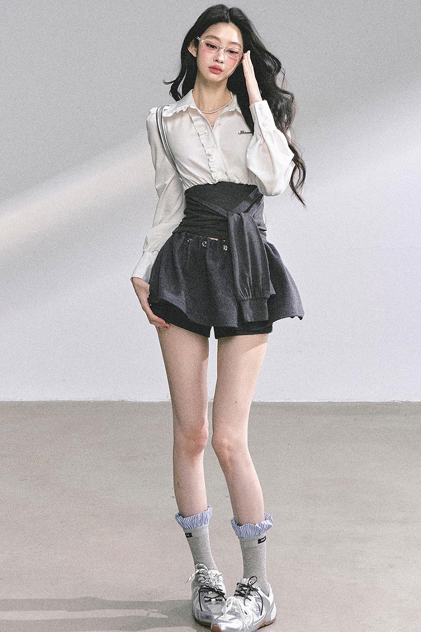 Autumn French Slimming Shirt