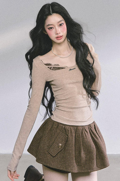 Wisdom Lace Long-Sleeved T-Shirt