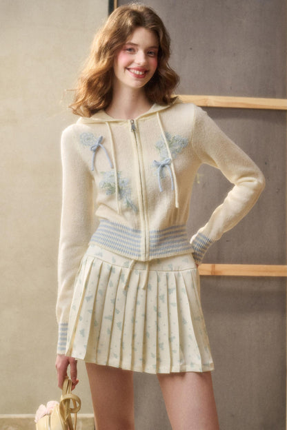 Lime Shimmer Knit Set-Up