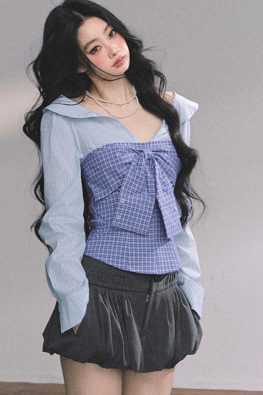 Slimming Striped Polo Shirt