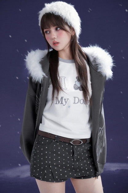 Corduroy Culotte Pants