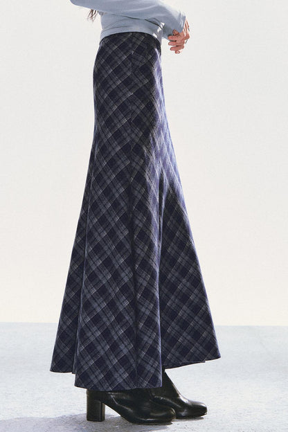Plaid Mermaid Skirt