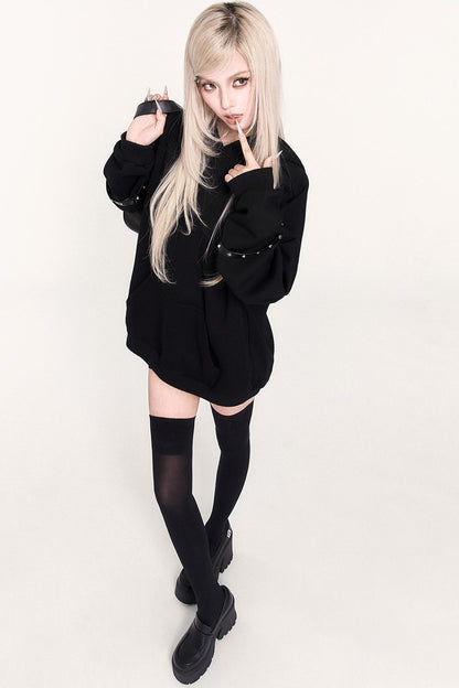 Black Cat Hooded Sweatshirt