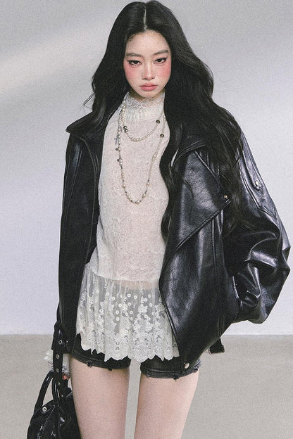 American Locomotive PU Leather Jacket