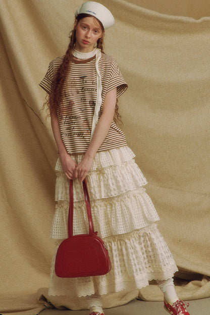 Casual Crewneck Printed T-Shirt