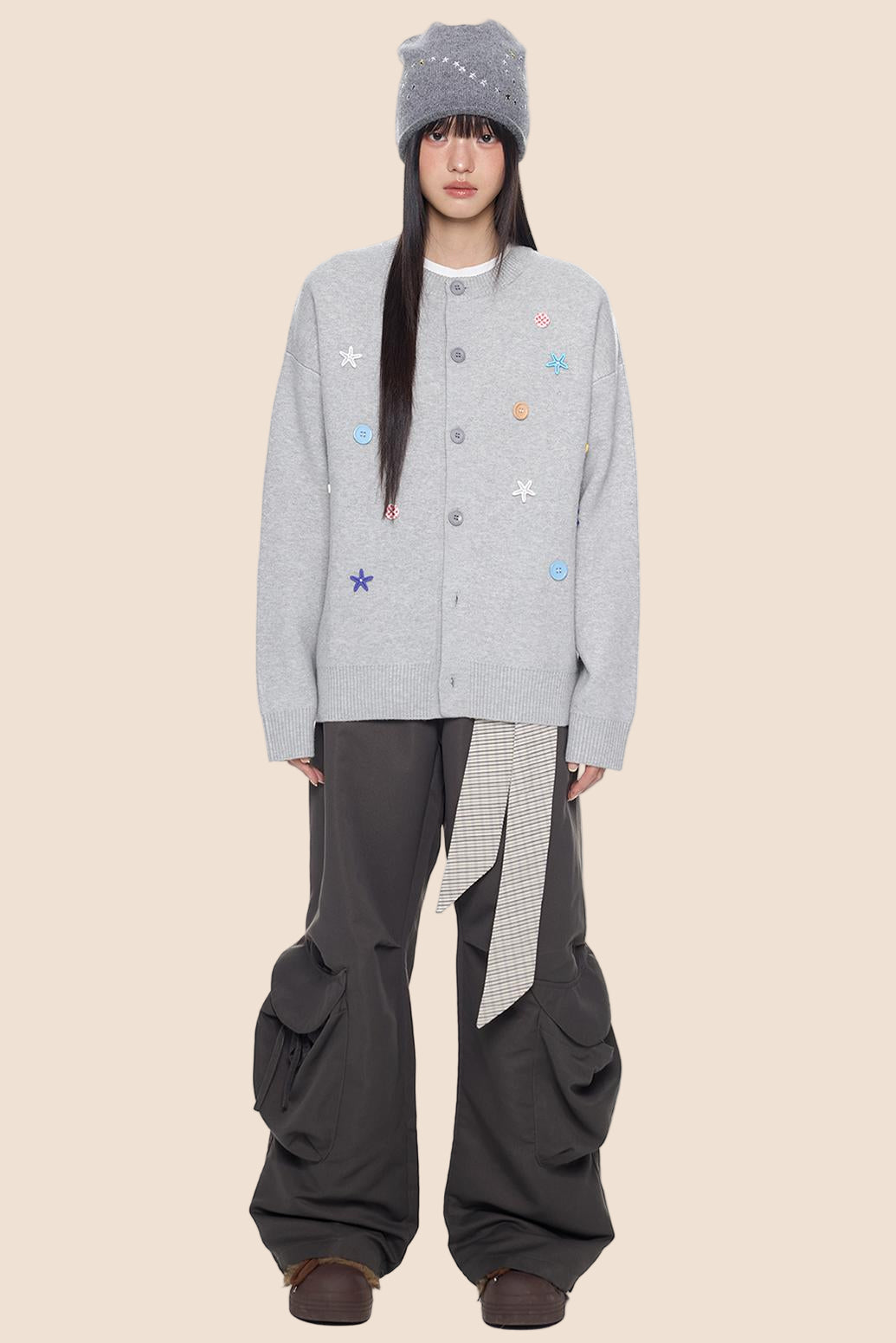 Knitted Cardigan Sweater