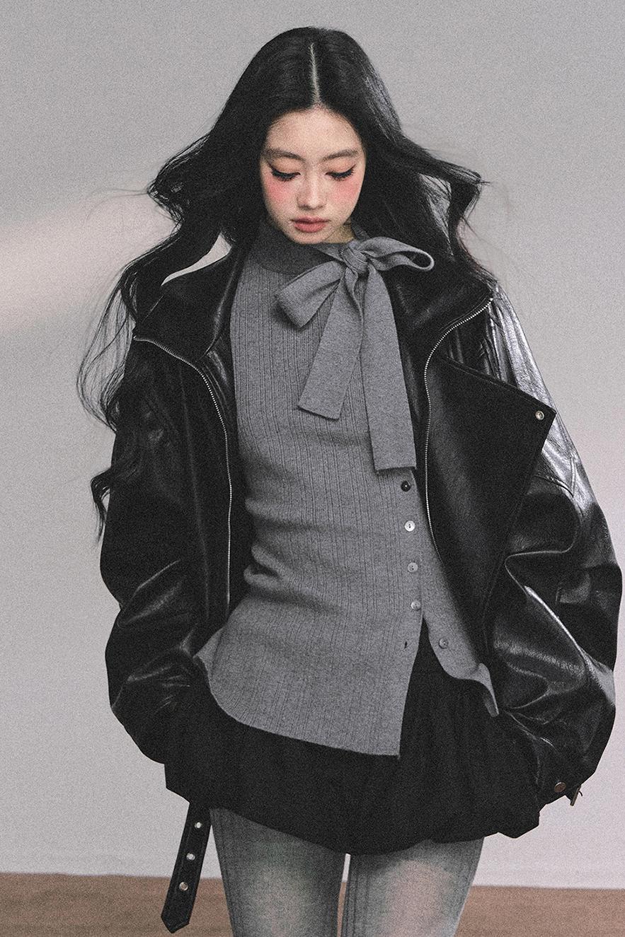 French Daughter Knitted Cardigan Sweater