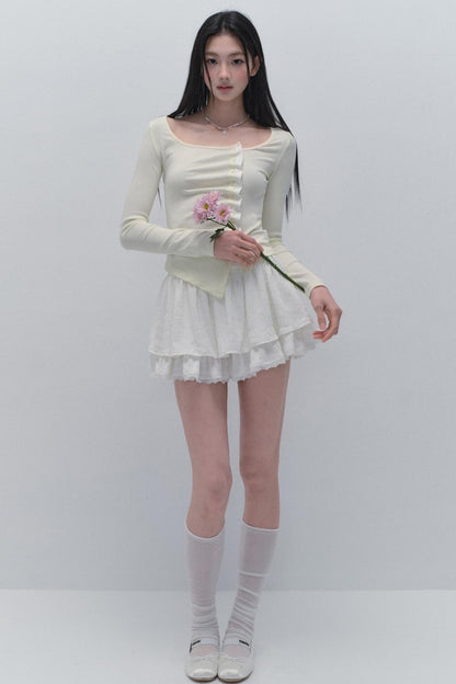 Light Yellow Layer Top