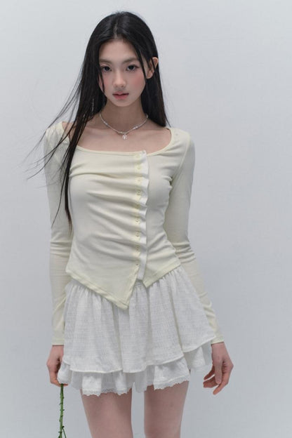 Light Yellow Layer Top