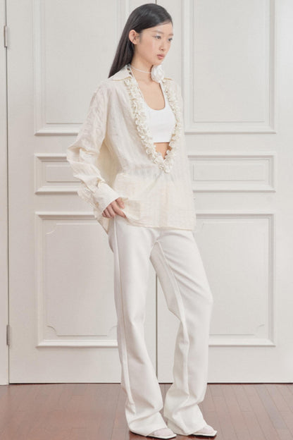 Wandering Blue Striped Blouse