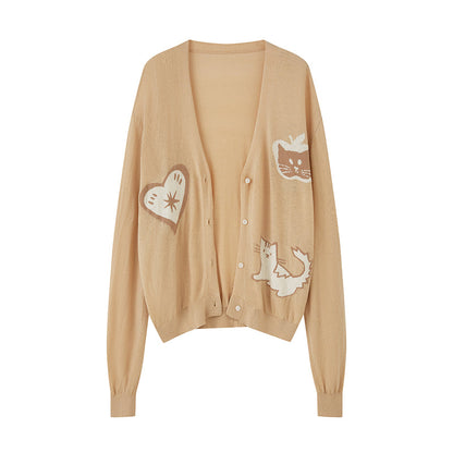 Soft Apple Design Cardigan