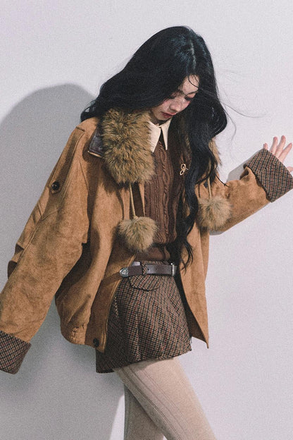 French Fur Collar Scarf