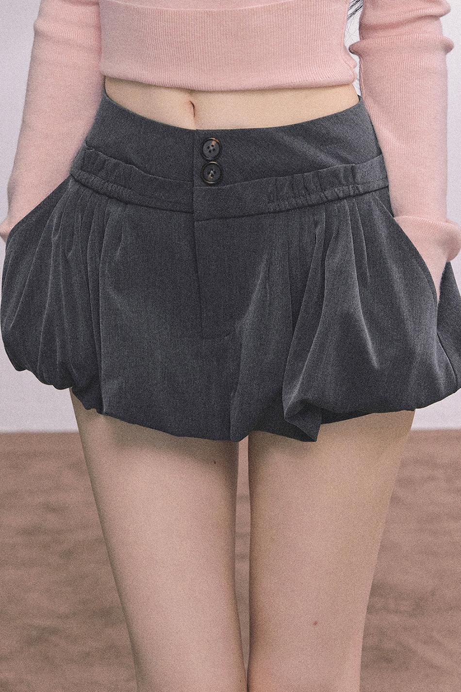 French Fluffy Autumn A-Line Skirt